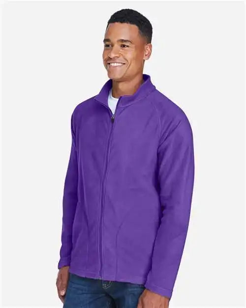 Team 365 Tt90 Men’s Campus Microfleece Jacket - Sport Purple