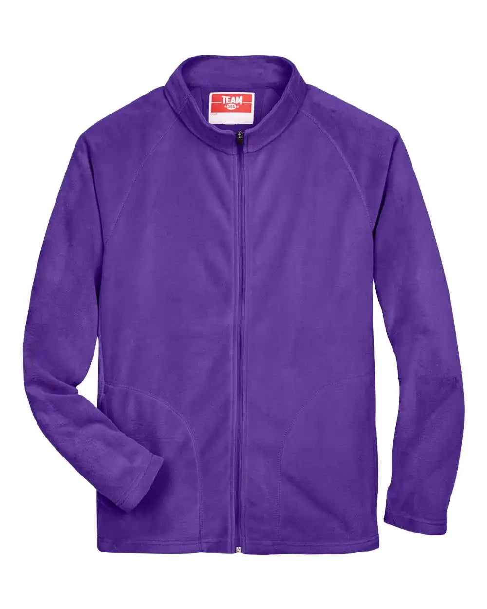 Team 365 Tt90 Men’s Campus Microfleece Jacket - Sport Purple - Xs