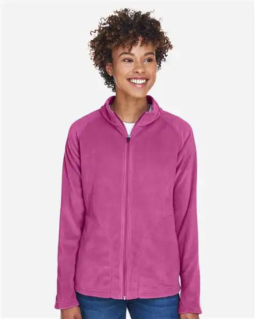 Team 365 Tt90w Women’s Campus Microfleece Jacket - Sport Charity Pink