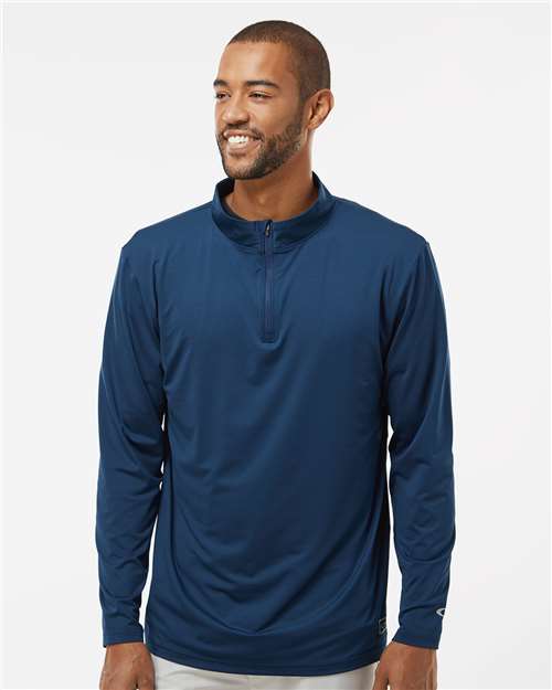 Team Navy Team Issue Podium Quarter-Zip Pullover - FOA402997