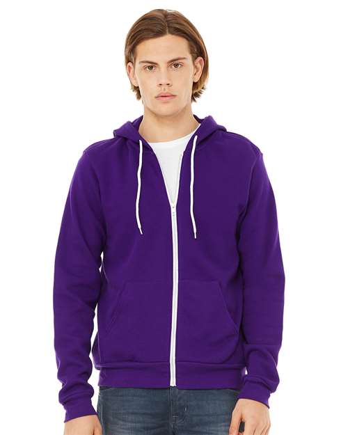 Team Purple Sponge Fleece Full-Zip Hoodie - 3739