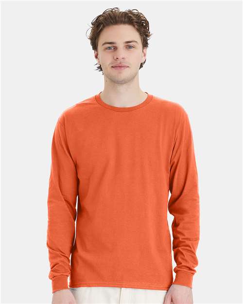 Texas Orange Essential-T Long Sleeve T-Shirt - 5286