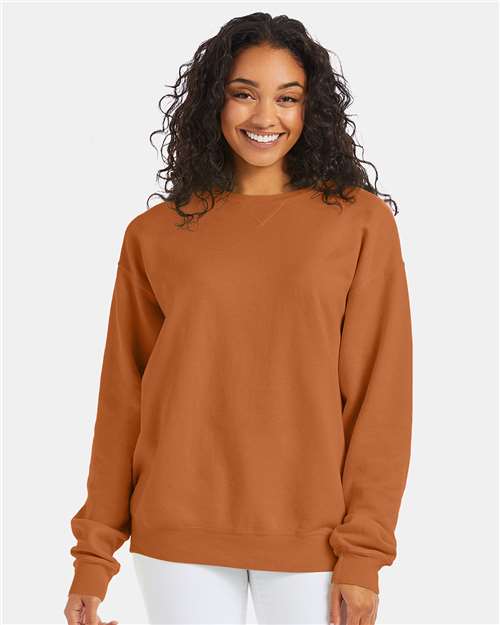 Texas Orange Garment-Dyed Crewneck Sweatshirt - GDH400