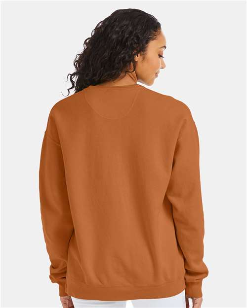 Texas Orange Garment-Dyed Crewneck Sweatshirt - GDH400