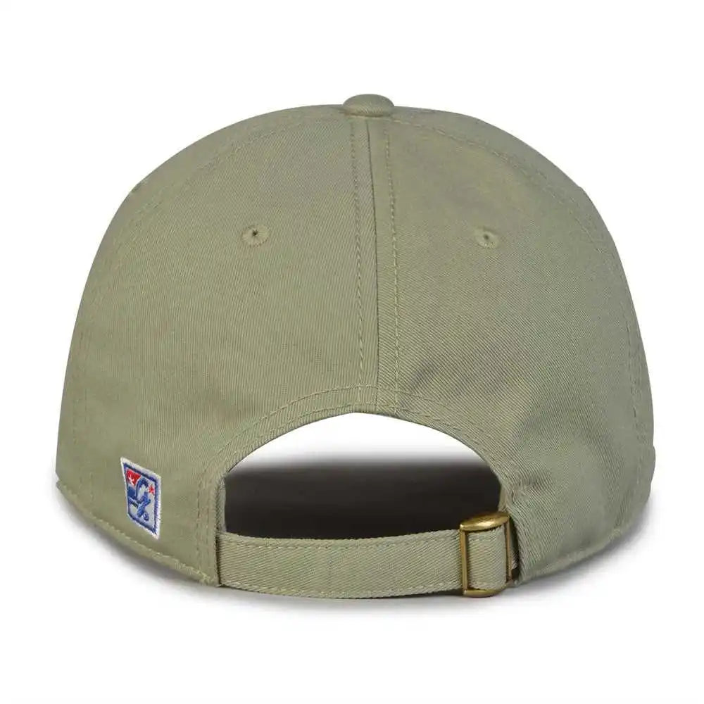 The Game Gb210 Classic Relaxed Garment Washed Twill Cap - Avocado - Gray / 6 7/8’’ - 7 5/8’’