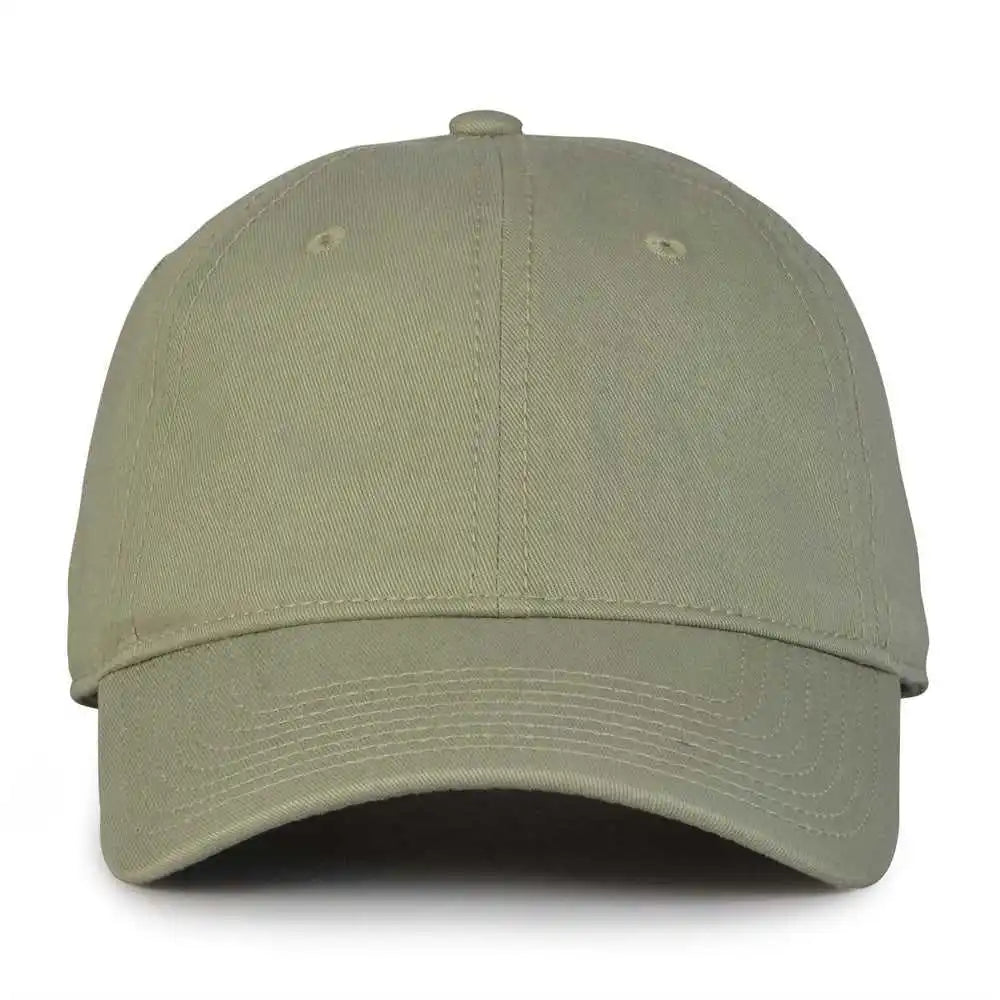 The Game Gb210 Classic Relaxed Garment Washed Twill Cap - Avocado - Gray / 6 7/8’’ - 7 5/8’’