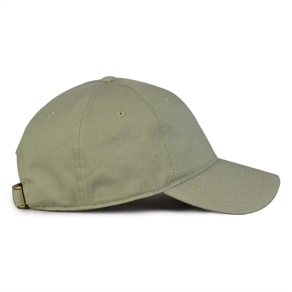 The Game Gb210 Classic Relaxed Garment Washed Twill Cap - Avocado - Gray / 6 7/8’’ - 7 5/8’’