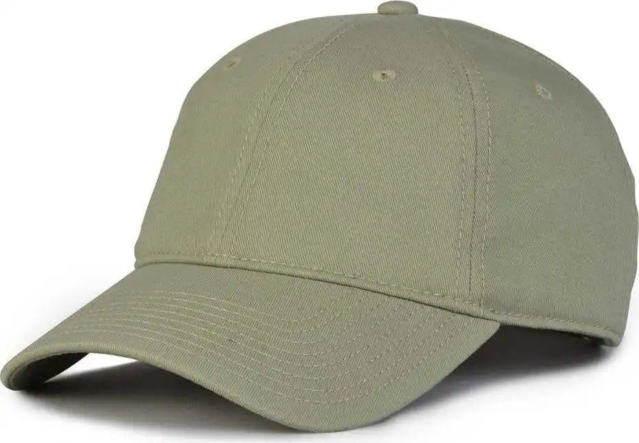 The Game Gb210 Classic Relaxed Garment Washed Twill Cap - Avocado - Gray / 6 7/8’’ - 7 5/8’’