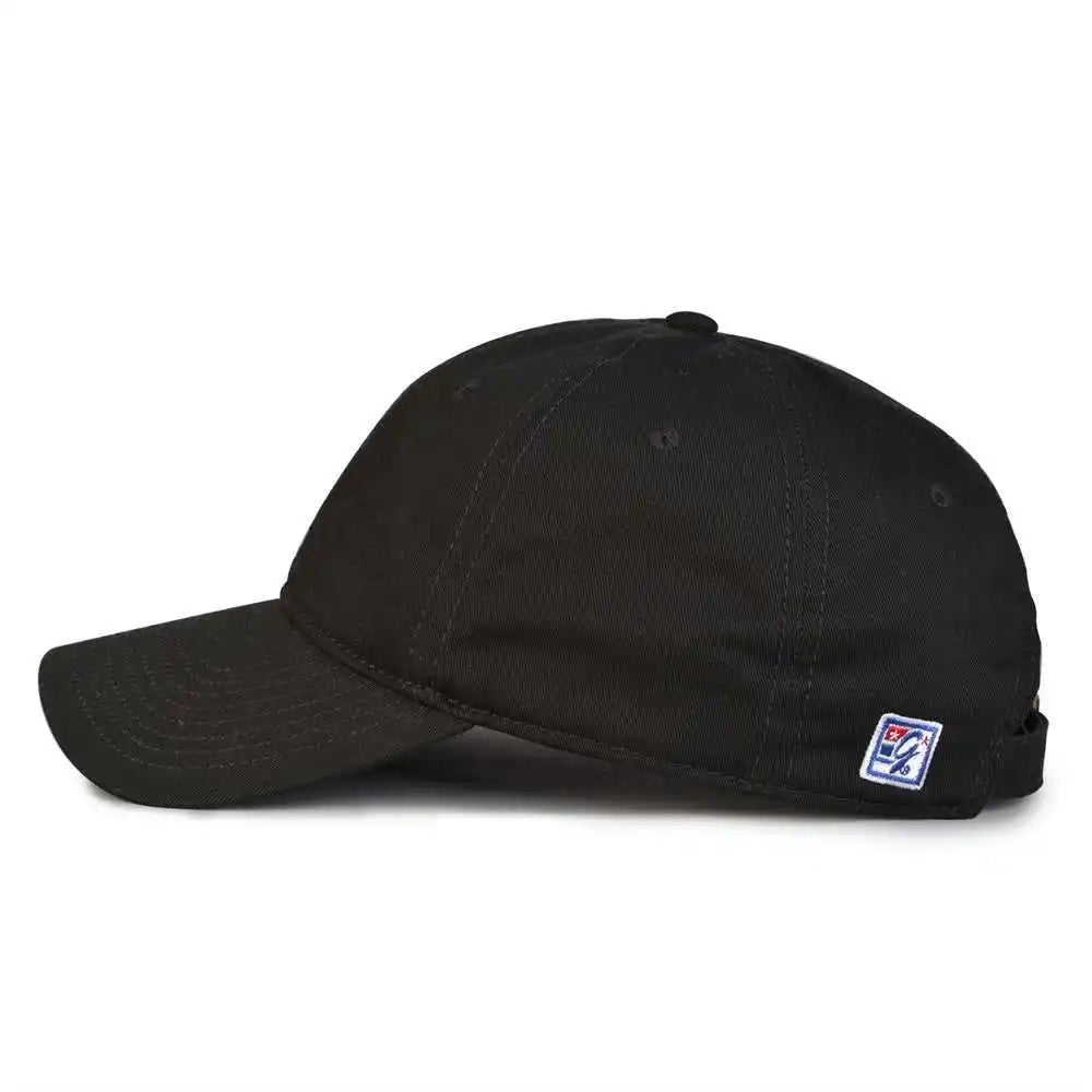 The Game Gb210 Classic Relaxed Garment Washed Twill Cap - Black - 6 7/8’’ - 7 5/8’’