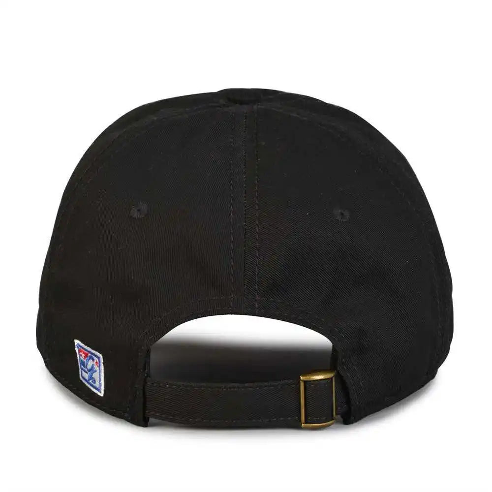 The Game Gb210 Classic Relaxed Garment Washed Twill Cap - Black - 6 7/8’’ - 7 5/8’’