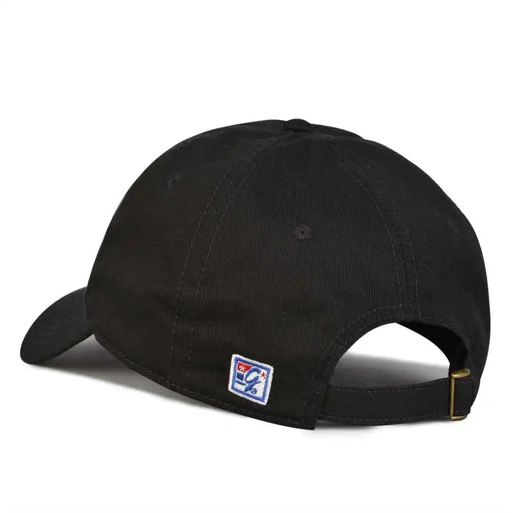 The Game Gb210 Classic Relaxed Garment Washed Twill Cap - Black - 6 7/8’’ - 7 5/8’’