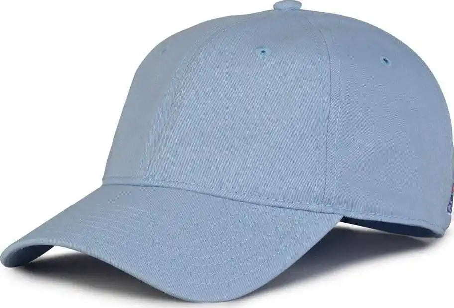 The Game Gb210 Classic Relaxed Garment Washed Twill Cap - Columbia Blue - 6 7/8’’ - 7 5/8’’