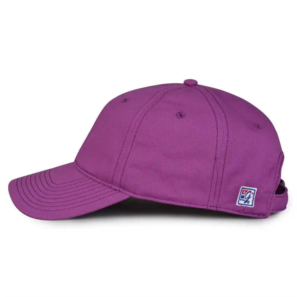 The Game Gb210 Classic Relaxed Garment Washed Twill Cap - Dragonfruit - Purple / 6 7/8’’ - 7 5/8’’