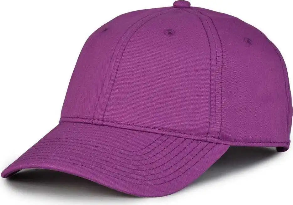 The Game Gb210 Classic Relaxed Garment Washed Twill Cap - Dragonfruit - Purple / 6 7/8’’ - 7 5/8’’
