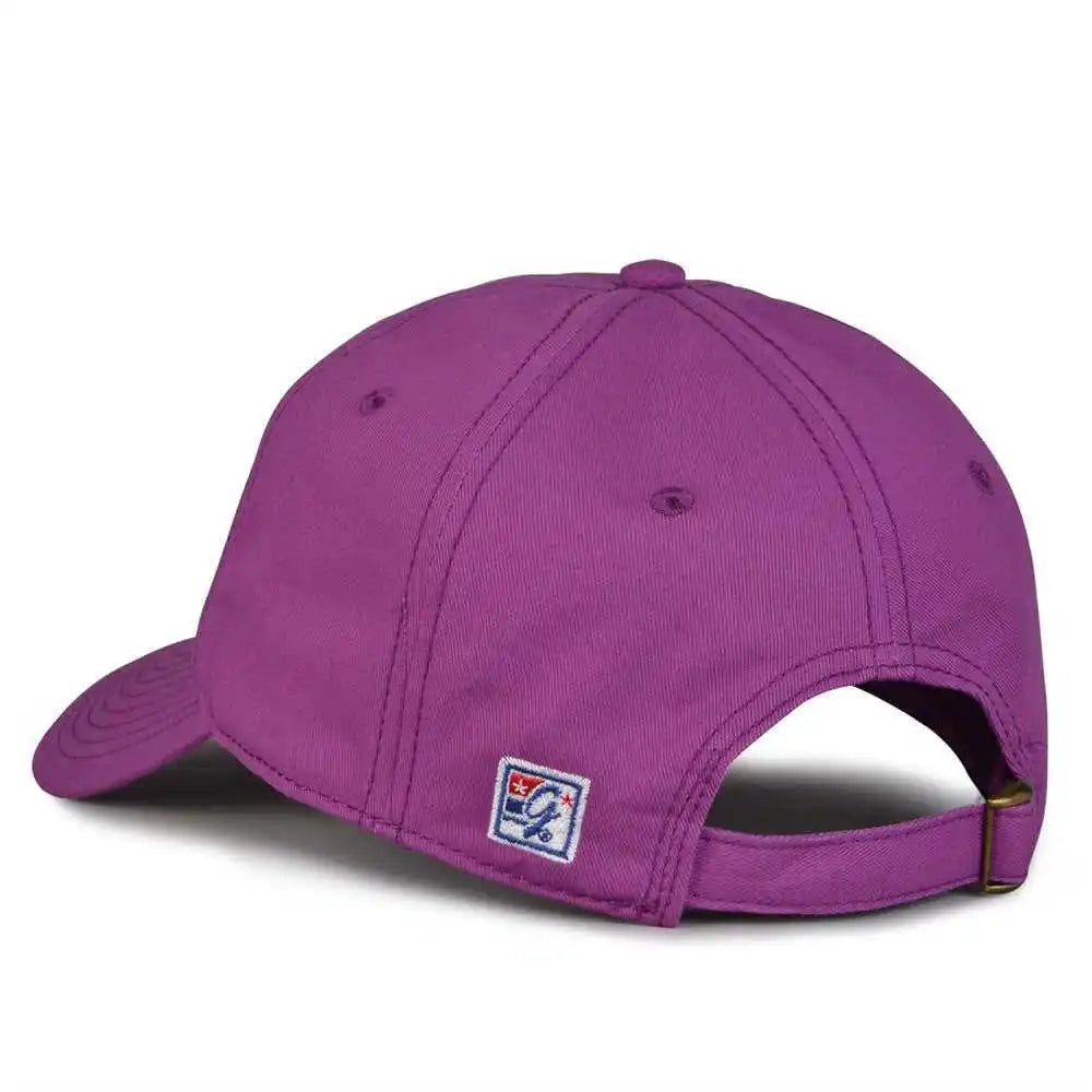 The Game Gb210 Classic Relaxed Garment Washed Twill Cap - Dragonfruit - Purple / 6 7/8’’ - 7 5/8’’