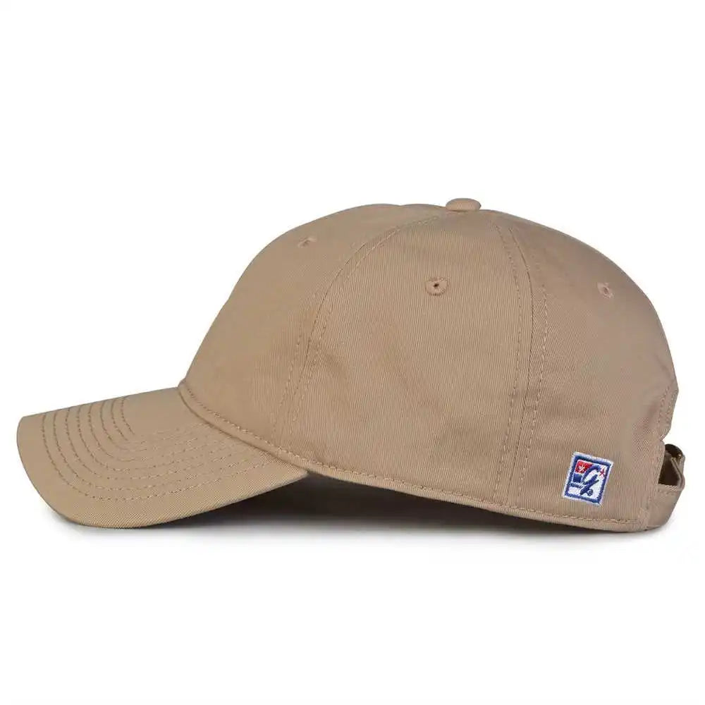 The Game Gb210 Classic Relaxed Garment Washed Twill Cap - Khaki - 6 7/8’’ - 7 5/8’’