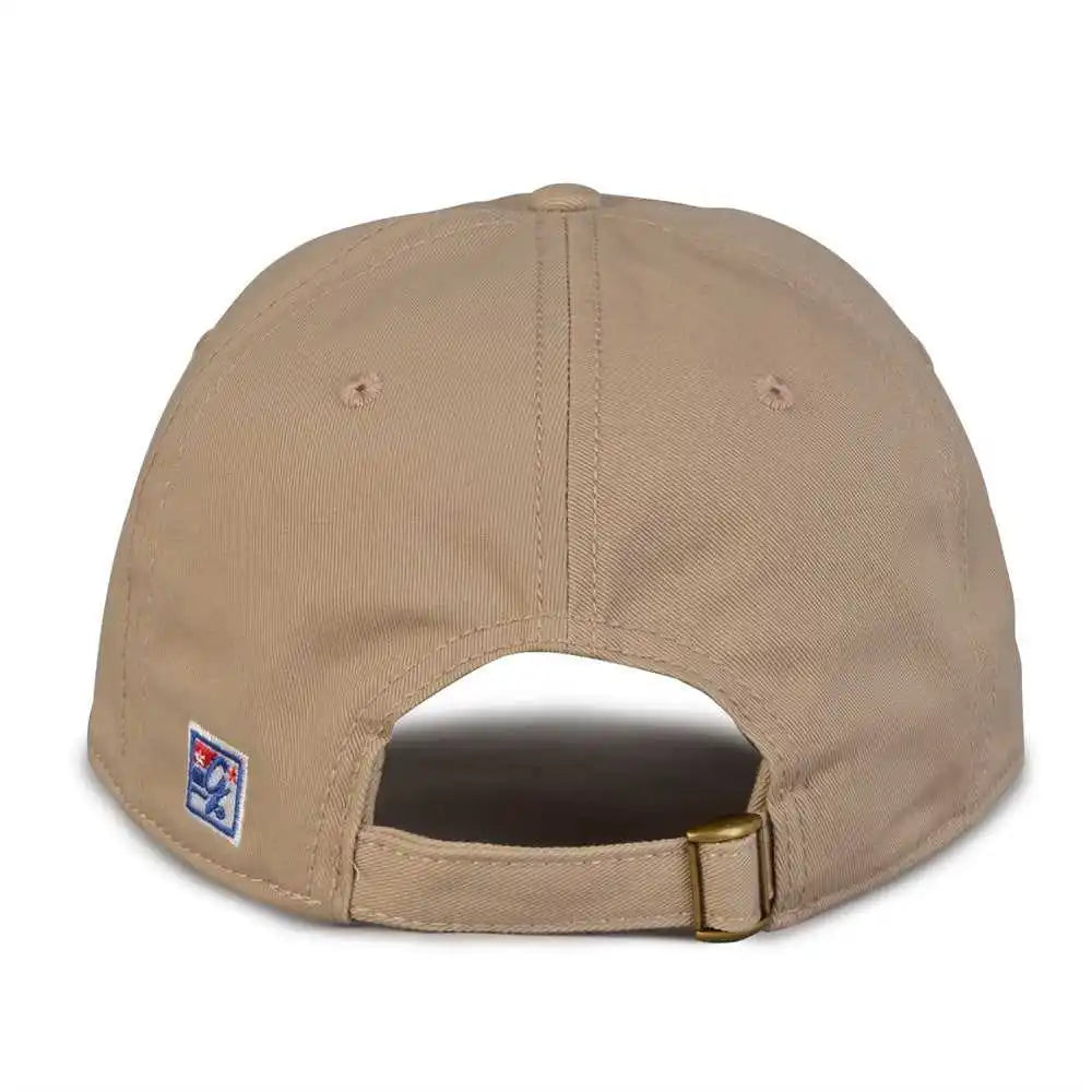 The Game Gb210 Classic Relaxed Garment Washed Twill Cap - Khaki - 6 7/8’’ - 7 5/8’’