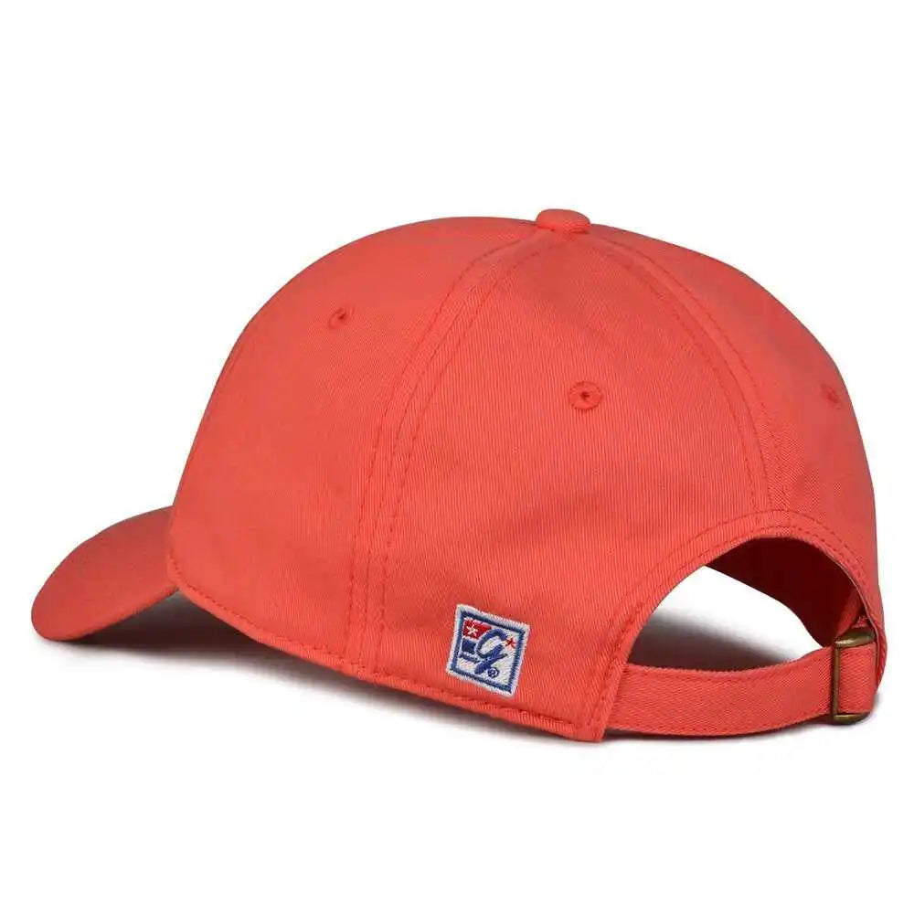 The Game Gb210 Classic Relaxed Garment Washed Twill Cap - Nantucket Red - 6 7/8’’ - 7 5/8’’