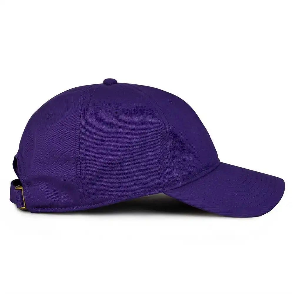 The Game Gb210 Classic Relaxed Garment Washed Twill Cap - Purple - 6 7/8’’ - 7 5/8’’