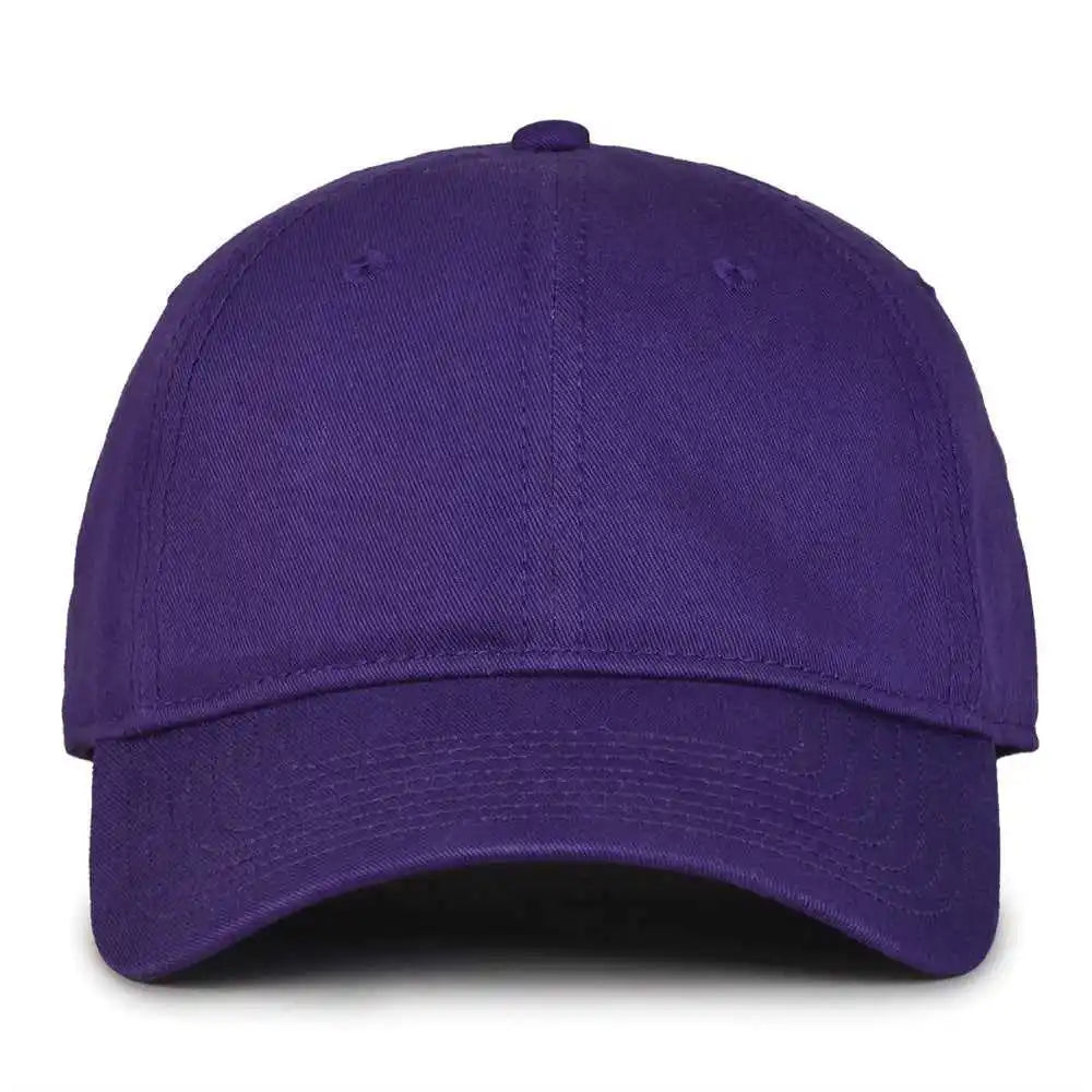 The Game Gb210 Classic Relaxed Garment Washed Twill Cap - Purple - 6 7/8’’ - 7 5/8’’