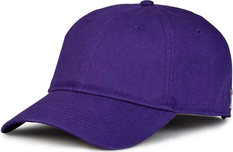 The Game Gb210 Classic Relaxed Garment Washed Twill Cap - Purple - 6 7/8’’ - 7 5/8’’