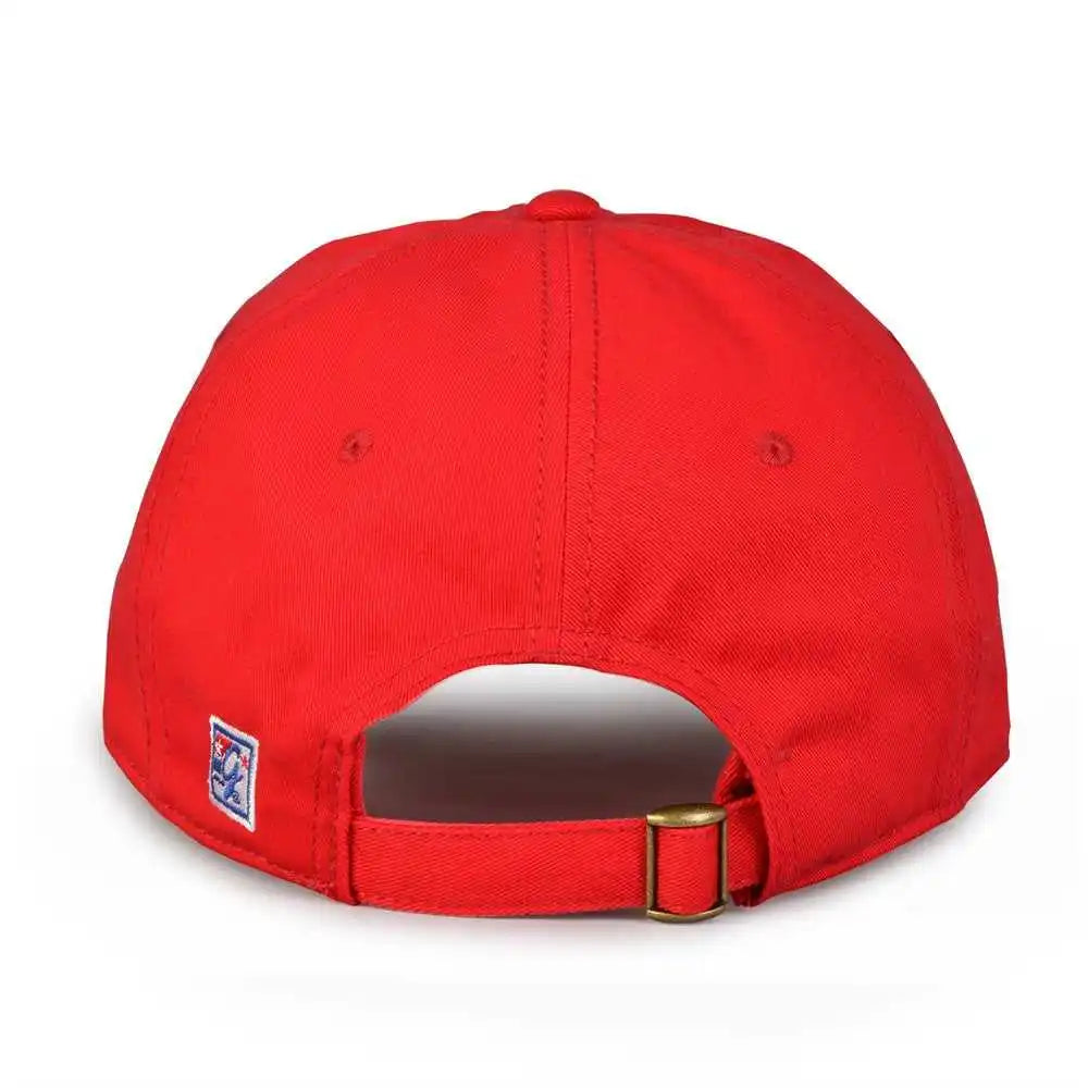 The Game Gb210 Classic Relaxed Garment Washed Twill Cap - Red - 6 7/8’’ - 7 5/8’’