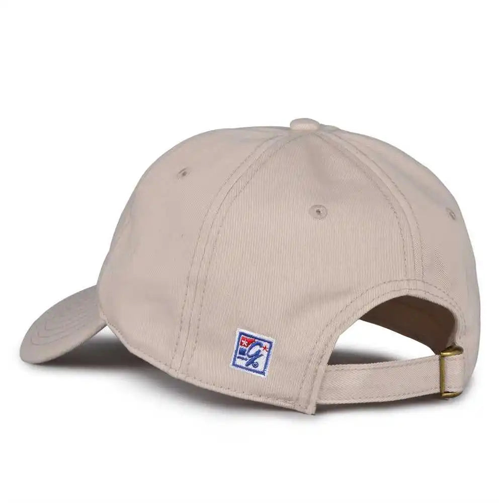 The Game Gb210 Classic Relaxed Garment Washed Twill Cap - Stone - Sand / 6 7/8’’ - 7 5/8’’