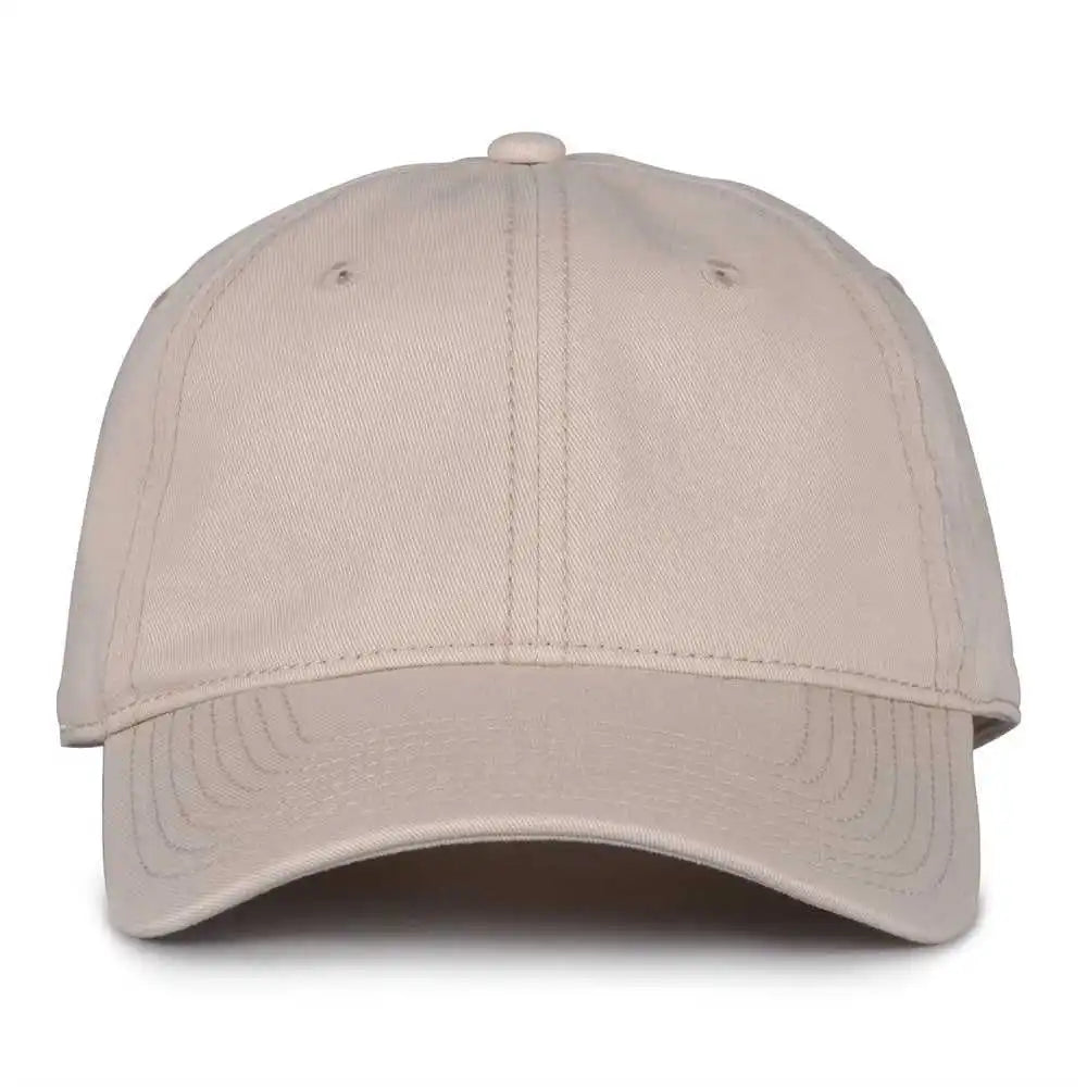 The Game Gb210 Classic Relaxed Garment Washed Twill Cap - Stone - Sand / 6 7/8’’ - 7 5/8’’