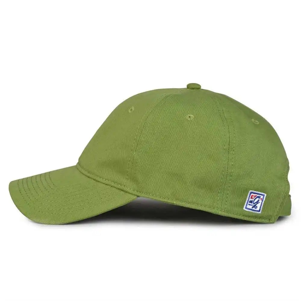 The Game Gb210 Classic Relaxed Garment Washed Twill Cap - Vintage Citrus - Green / 6 7/8’’ - 7 5/8’’