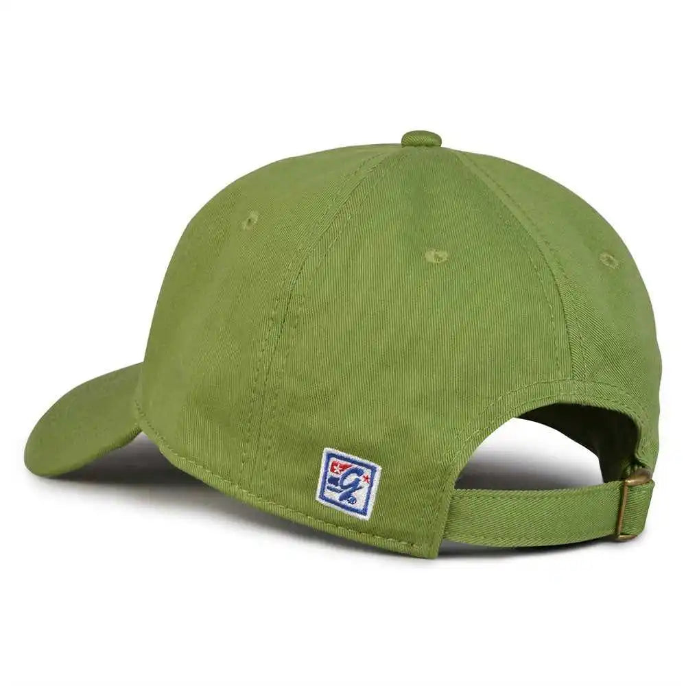 The Game Gb210 Classic Relaxed Garment Washed Twill Cap - Vintage Citrus - Green / 6 7/8’’ - 7 5/8’’