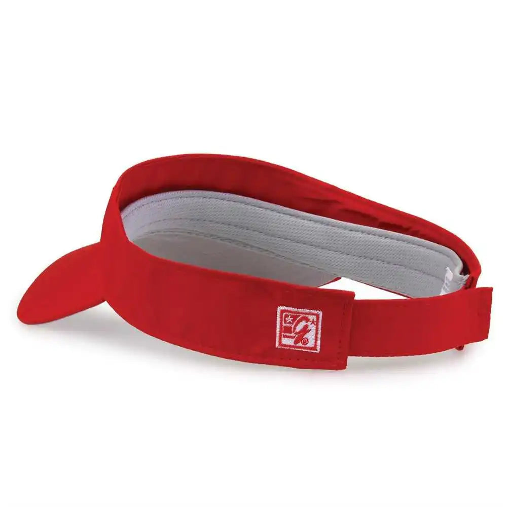 The Game Gb410 Ultralight Visor - Red - one Size Fits Most