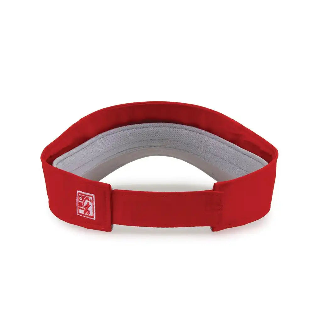 The Game Gb410 Ultralight Visor - Red - one Size Fits Most
