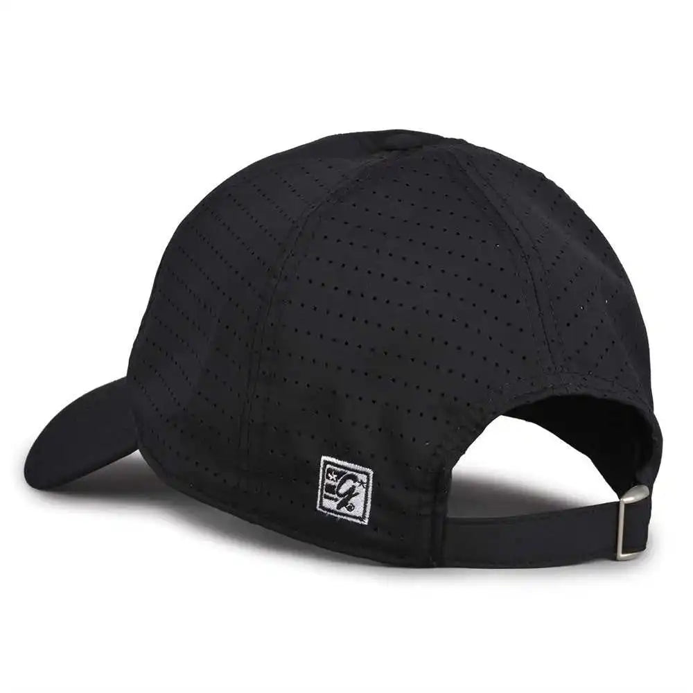 The Game Gb424 Perforated Gamechanger Cap - Black - 6 7/8’’ - 7 5/8’’