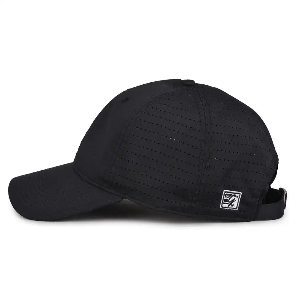 The Game Gb424 Perforated Gamechanger Cap - Black - 6 7/8’’ - 7 5/8’’