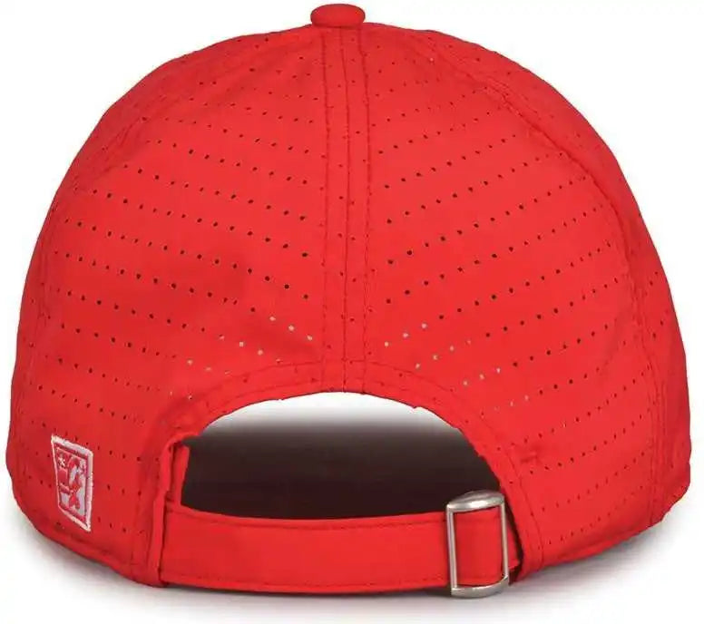 The Game Gb424 Perforated Gamechanger Cap - Red - 6 7/8’’ - 7 5/8’’