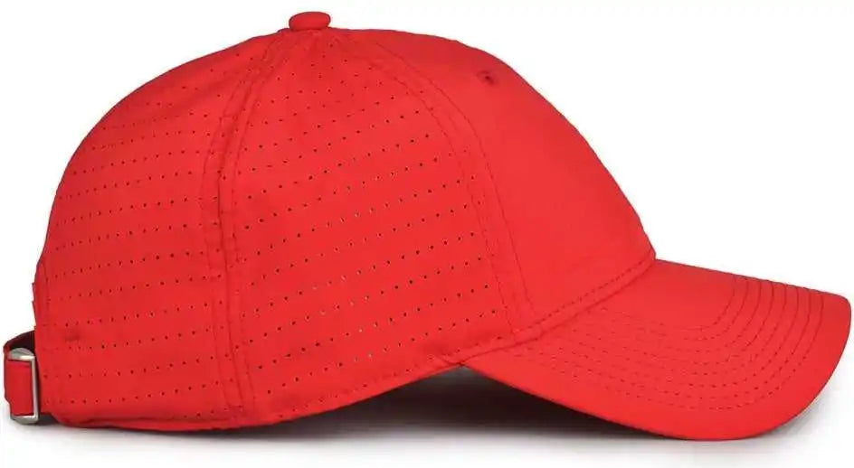 The Game Gb424 Perforated Gamechanger Cap - Red - 6 7/8’’ - 7 5/8’’