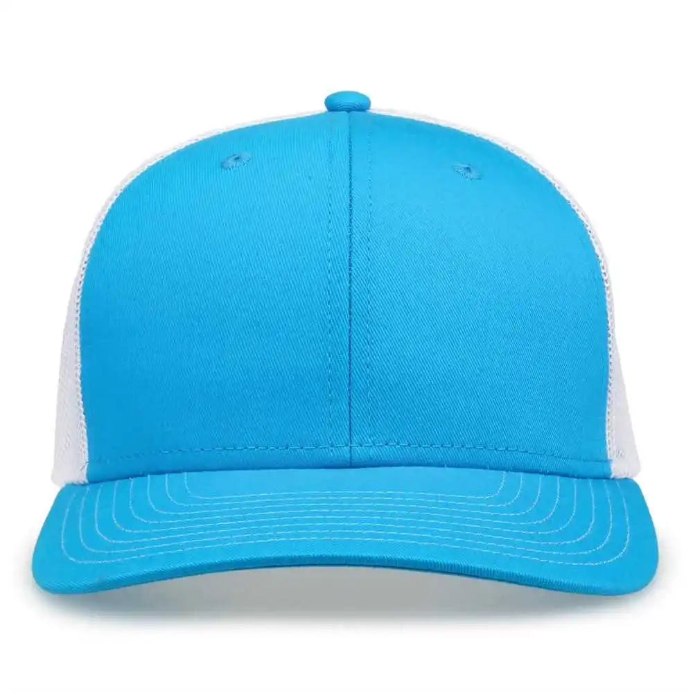 The Game Gb452e Everyday Trucker Cap - Aqua White - 6 7/8’’ - 7 5/8’’