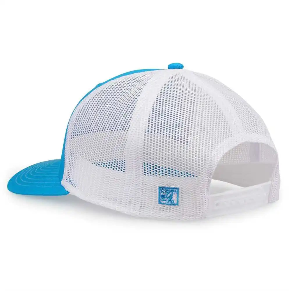 The Game Gb452e Everyday Trucker Cap - Aqua White - 6 7/8’’ - 7 5/8’’