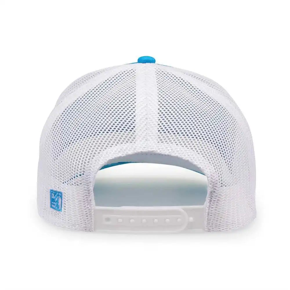 The Game Gb452e Everyday Trucker Cap - Aqua White - 6 7/8’’ - 7 5/8’’