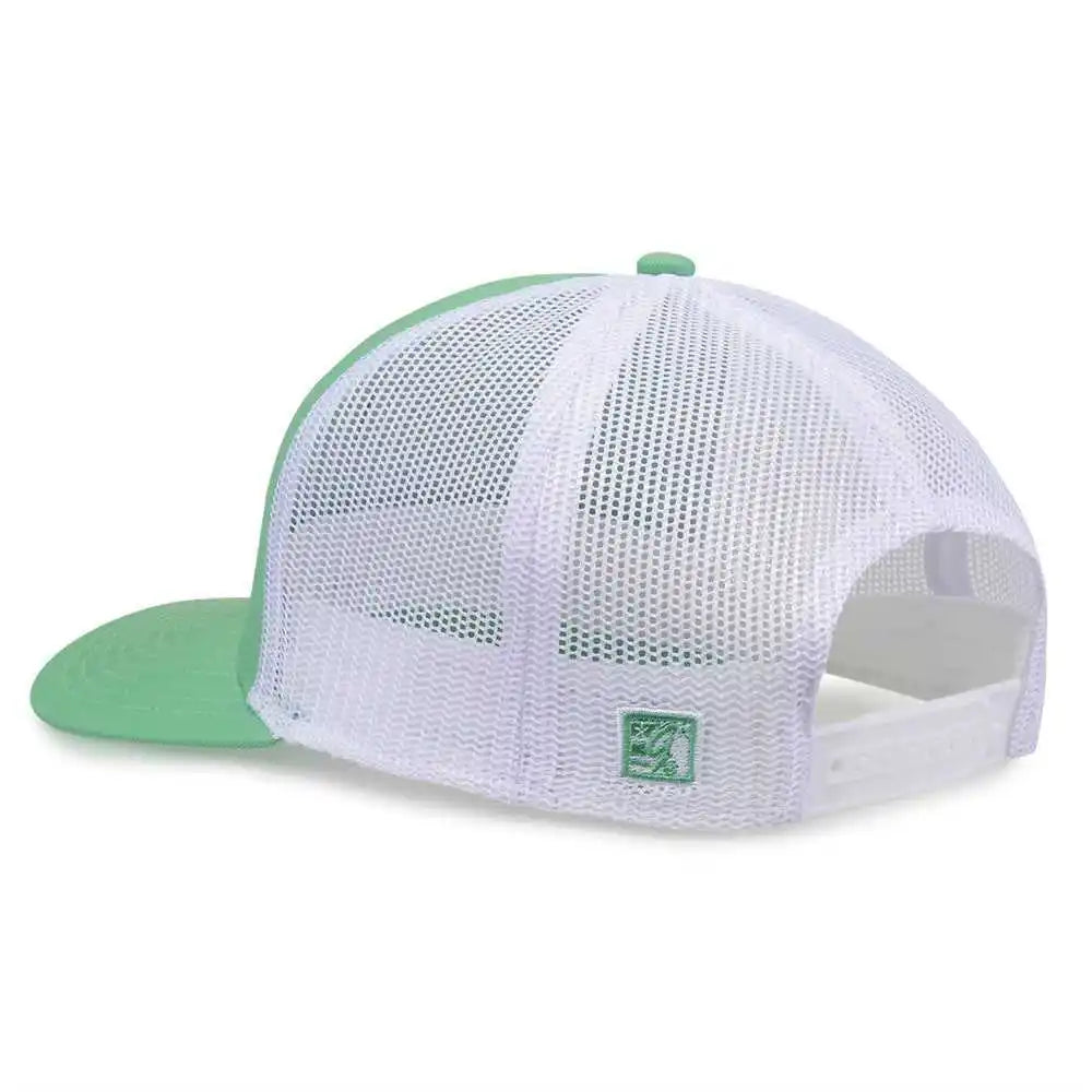 The Game Gb452e Everyday Trucker Cap - Light Green White - Mint / 6 7/8’’ - 7 5/8’’