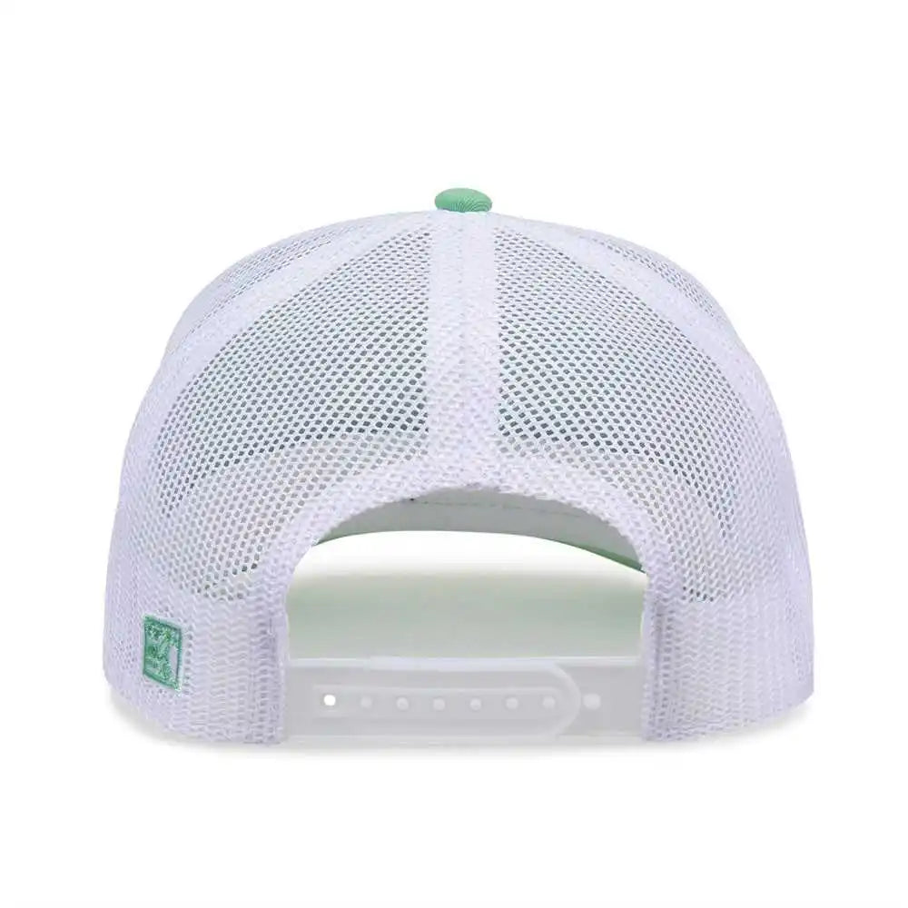 The Game Gb452e Everyday Trucker Cap - Light Green White - Mint / 6 7/8’’ - 7 5/8’’