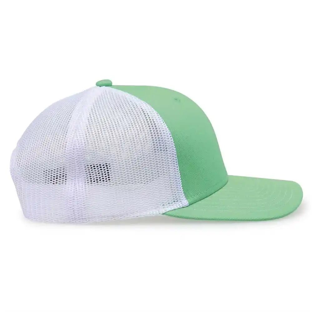 The Game Gb452e Everyday Trucker Cap - Light Green White - Mint / 6 7/8’’ - 7 5/8’’