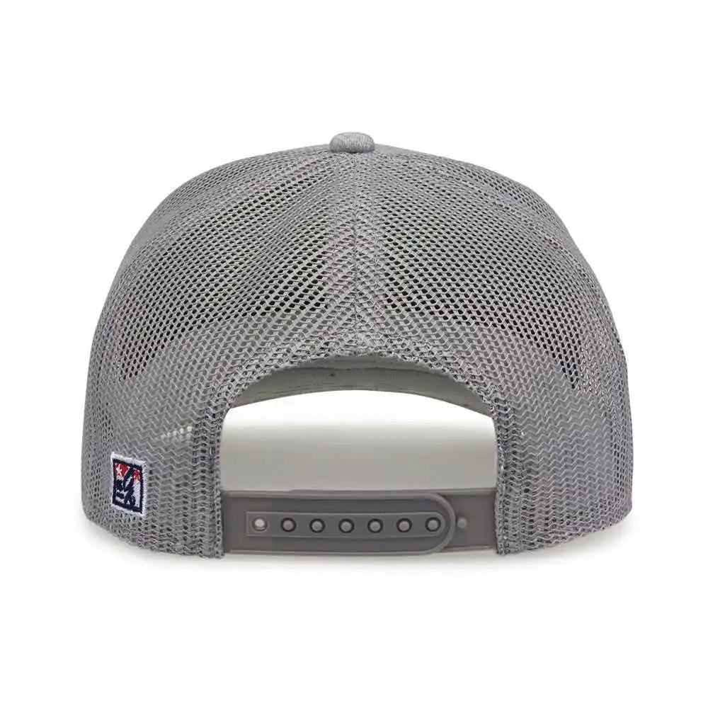 The Game Gb452h Heather Everyday Trucker Cap - Light Gray - one Size Fits Most