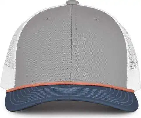 The Game Gb452r Rope Everyday Trucker Cap - Light Gray Marine White - one Size Fits Most