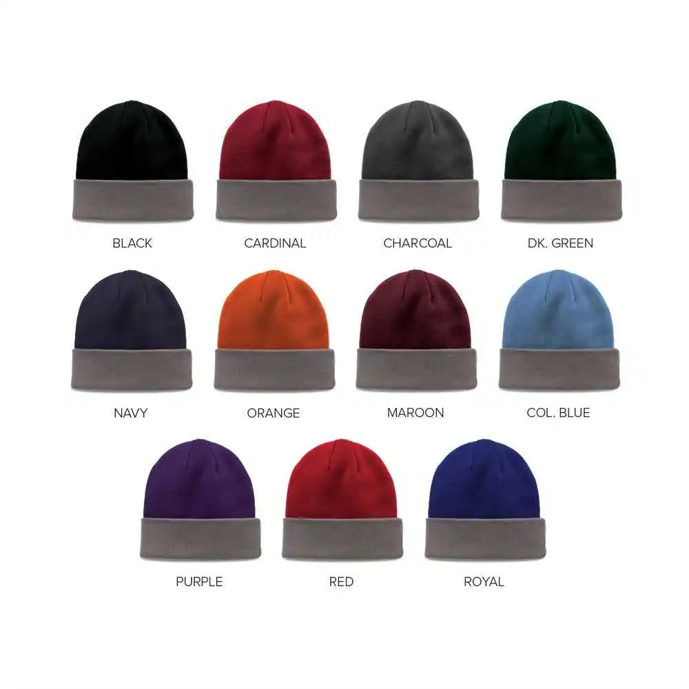 The Game Gb459 Roll Up Beanie - Orange - one Size Fits Most