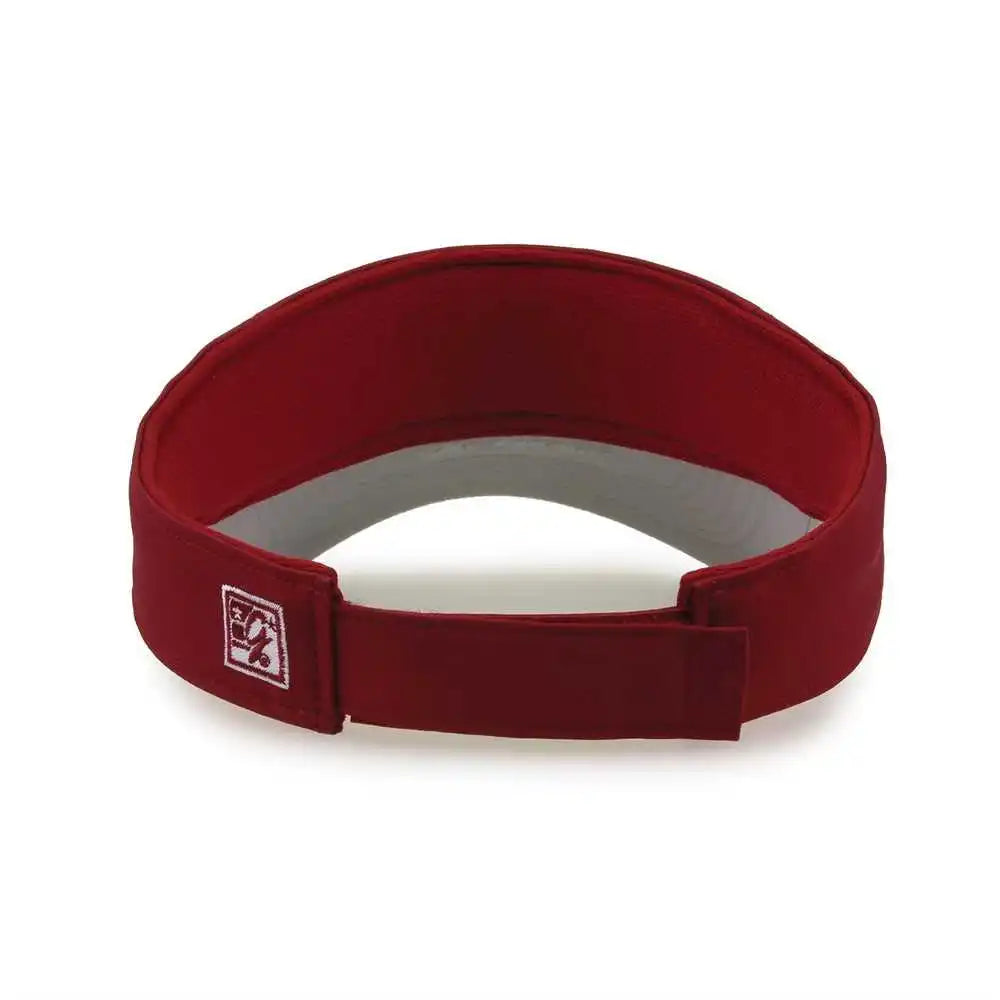 The Game Gb463 Gamechanger Visor with Bill Tipping - Cardinal Gray - one Size Fits Most