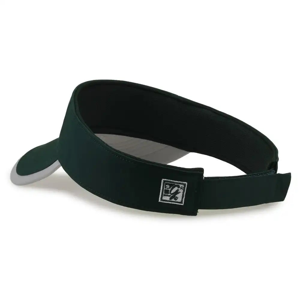 The Game Gb463 Gamechanger Visor with Bill Tipping - Dark Maroon Gray - one Size Fits Most