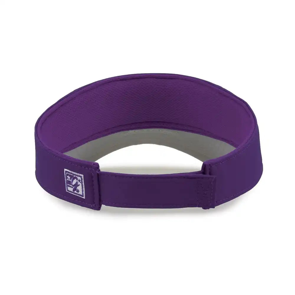 The Game Gb463 Gamechanger Visor with Bill Tipping - Purple Gray - one Size Fits Most