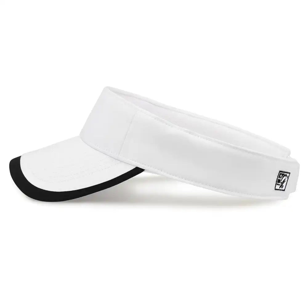 The Game Gb463 Gamechanger Visor with Bill Tipping - White Black - one Size Fits Most