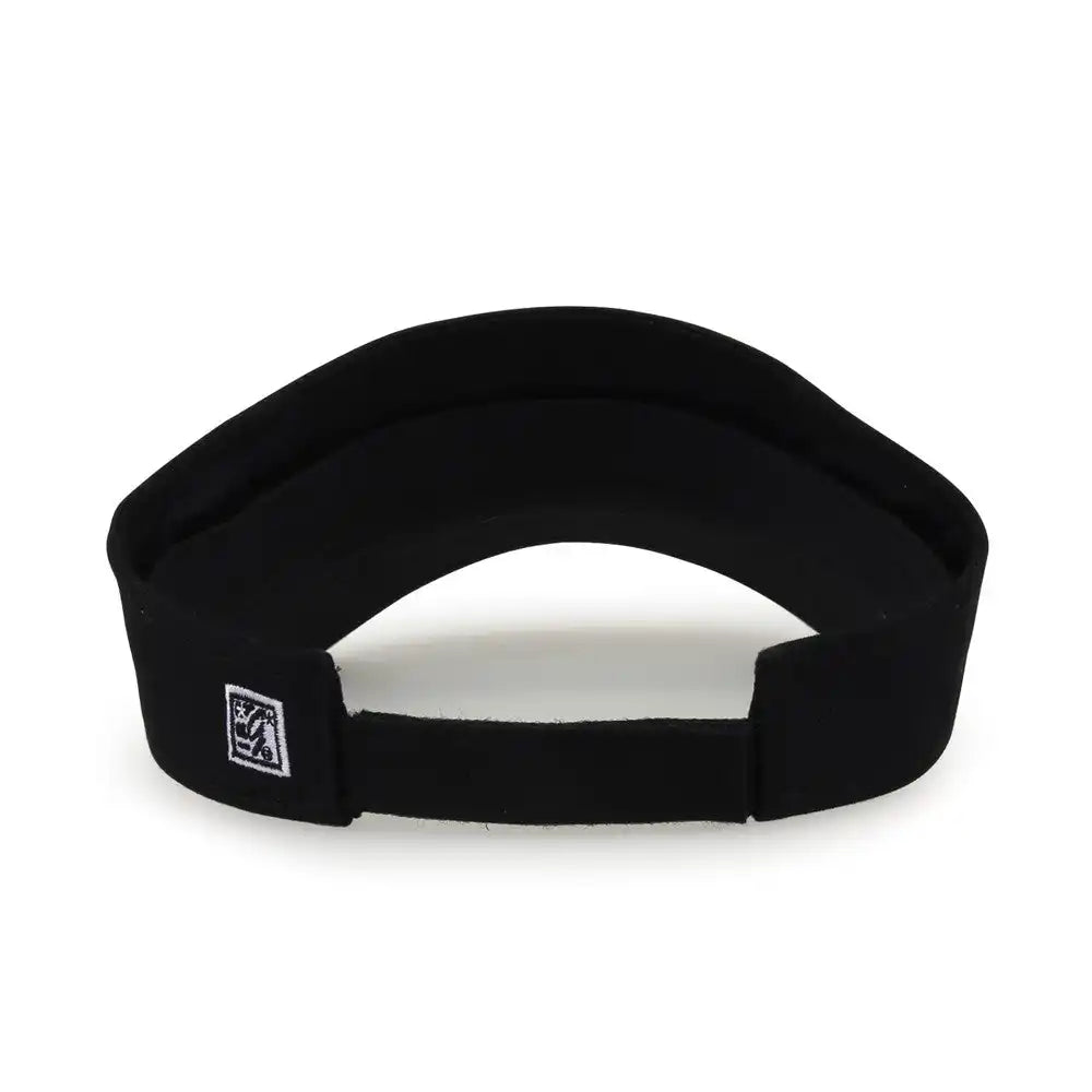 The Game Gb464 Cotton Twill Visor - Black - one Size Fits Most